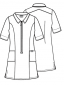 Mobile Preview: Cherokee Damenkittel Kleid mit Reißverschluss